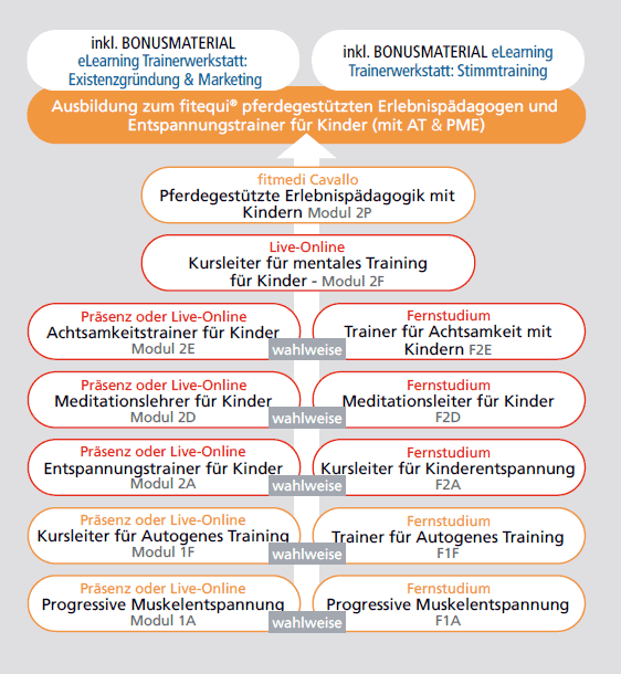 fitequi® pferdegestützter Erlebnispädagoge und Entspannungstrainer für Kinder mit PME & AT