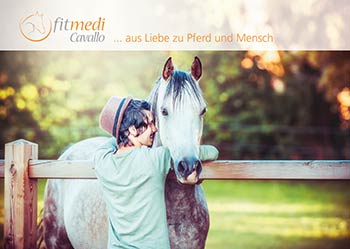 Aus Liebe zu Pferd und Mensch - fitmedi Cavallo Broschüre